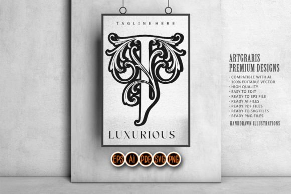 Download Sophistication Luxury T Lettering - Lettering Collection